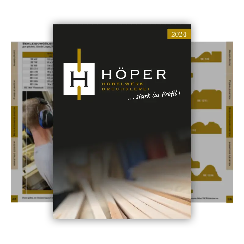 Hobelwerk Höper - Broschüre - Katalog